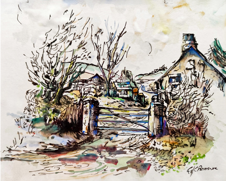 Gate at Coosane 1965 by Graham Kingsley Brown