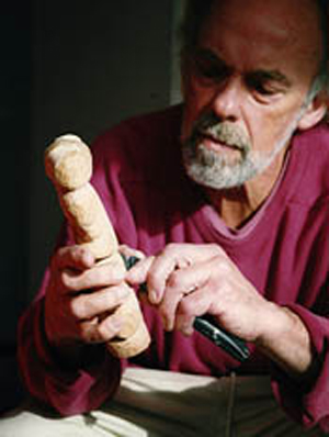 Graham Kingsley Brown carving